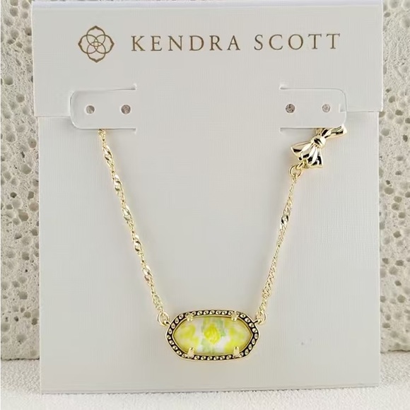 Kendra Scott Jewelry - Kendra Scott LoveShackFancy Bow Gold Elisa Necklace
